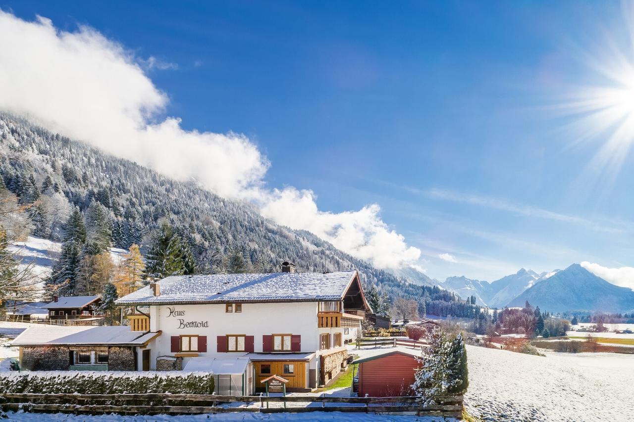 "Haus Berktold" - Annehmlichkeiten Von 4-Sterne Familien-Und Wellnesshotel Viktoria Koennen Mitbenutzt Werden Oberstdorf Ngoại thất bức ảnh